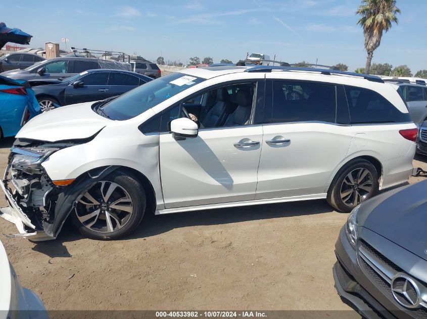 2018 Honda Odyssey Elite VIN: 5FNRL6H96JB051154 Lot: 40533982