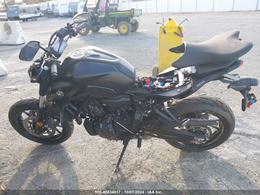 2021 Yamaha Mt07 C VIN: JYARM32Y7MA000363 Lot: 40534017