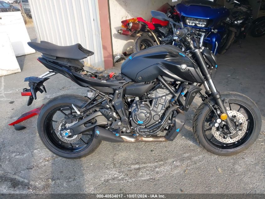 2021 Yamaha Mt07 C VIN: JYARM32Y7MA000363 Lot: 40534017