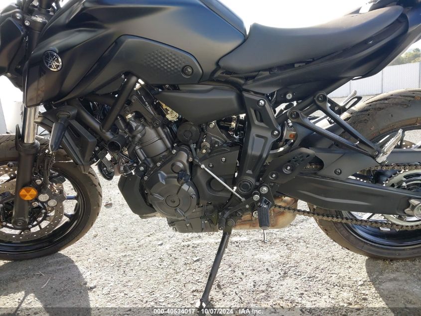 2021 Yamaha Mt07 C VIN: JYARM32Y7MA000363 Lot: 40534017