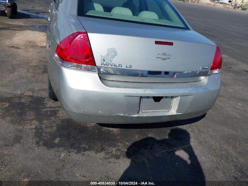 2008 Chevrolet Impala Ls VIN: 2G1WB58K189121170 Lot: 40534035