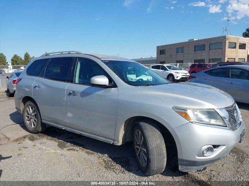 2015 Nissan Pathfinder S/Sv/Sl/Platinum VIN: 5N1AR2MN3FC666249 Lot: 40534125