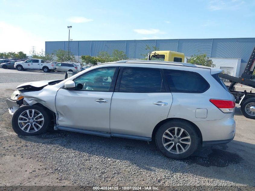 2015 Nissan Pathfinder S/Sv/Sl/Platinum VIN: 5N1AR2MN3FC666249 Lot: 40534125