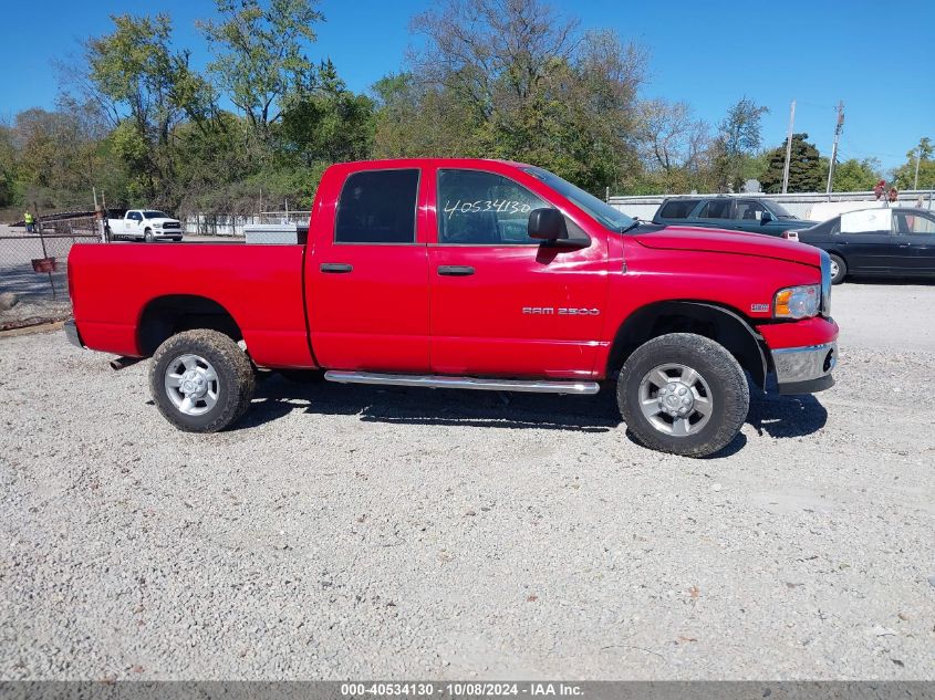 2004 Dodge Ram 2500 Slt/Laramie VIN: 1D7KU28D24J265380 Lot: 40534130