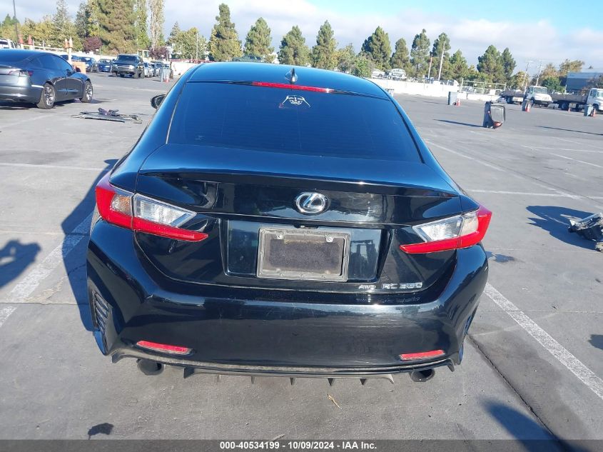 2015 Lexus Rc 350 350 VIN: JTHSE5BC3F5000924 Lot: 40534199