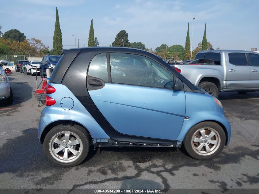 2012 Smart Fortwo Passion/Pure VIN: WMEEJ3BA2CK535433 Lot: 40534208