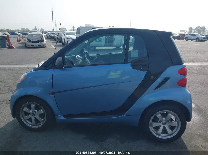 2012 Smart Fortwo Passion/Pure VIN: WMEEJ3BA2CK535433 Lot: 40534208