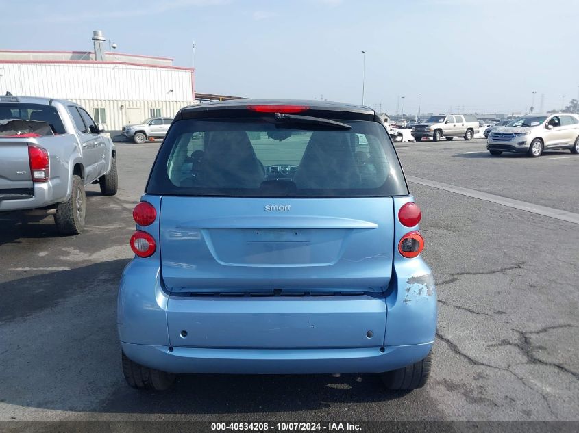 2012 Smart Fortwo Passion/Pure VIN: WMEEJ3BA2CK535433 Lot: 40534208