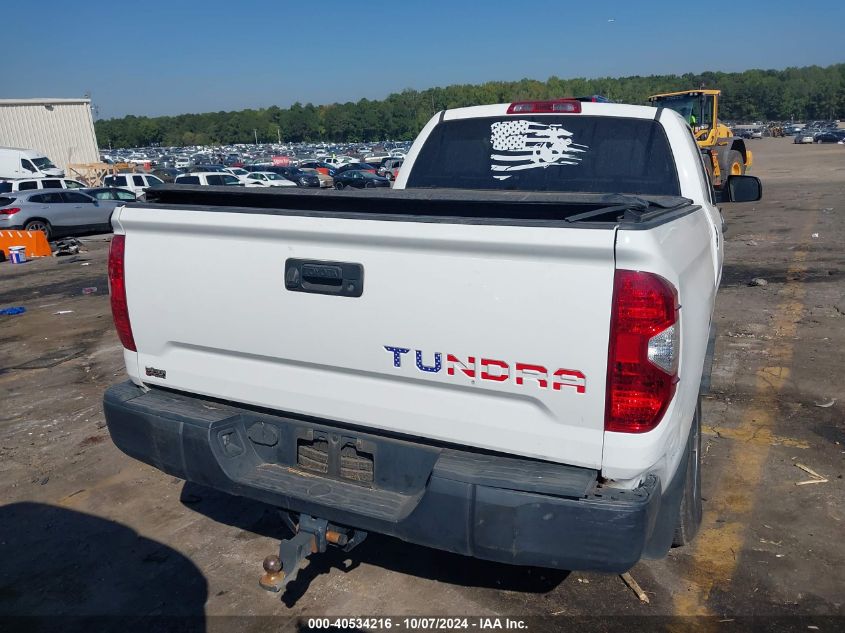 2019 Toyota Tundra Sr 4.6L V8 VIN: 5TFRM5F13KX143012 Lot: 40534216