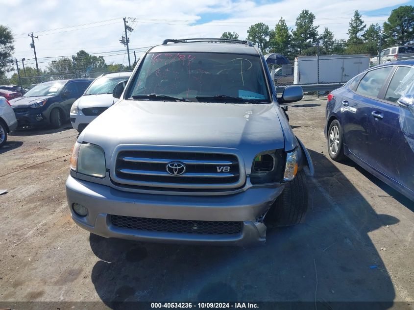 2003 Toyota Sequoia Limited V8 VIN: 5TDBT48A93S143857 Lot: 40534236