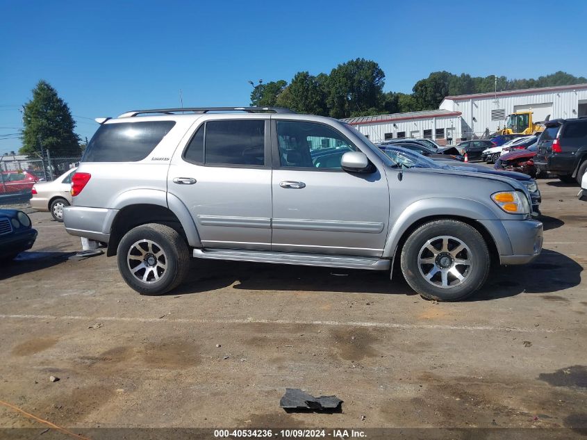 2003 Toyota Sequoia Limited V8 VIN: 5TDBT48A93S143857 Lot: 40534236