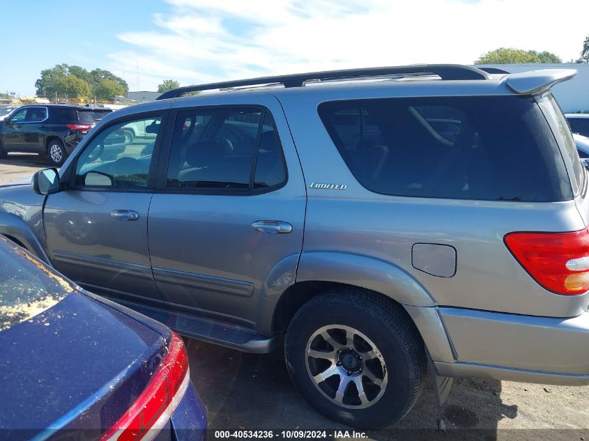 2003 Toyota Sequoia Limited V8 VIN: 5TDBT48A93S143857 Lot: 40534236