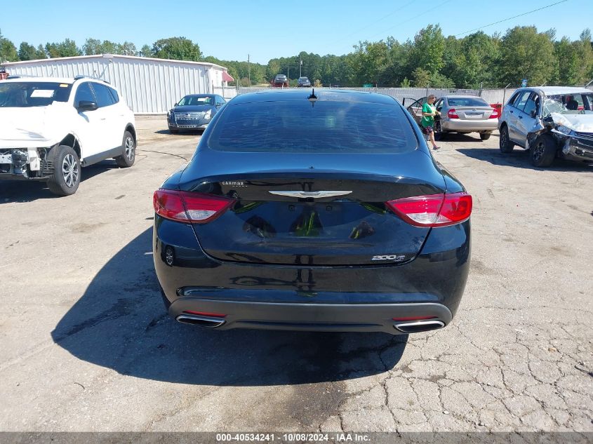 2015 Chrysler 200 S VIN: 1C3CCCBG3FN581025 Lot: 40534241