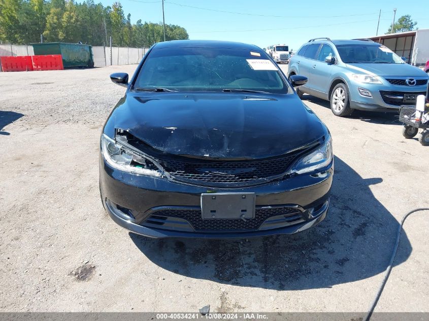 2015 Chrysler 200 S VIN: 1C3CCCBG3FN581025 Lot: 40534241