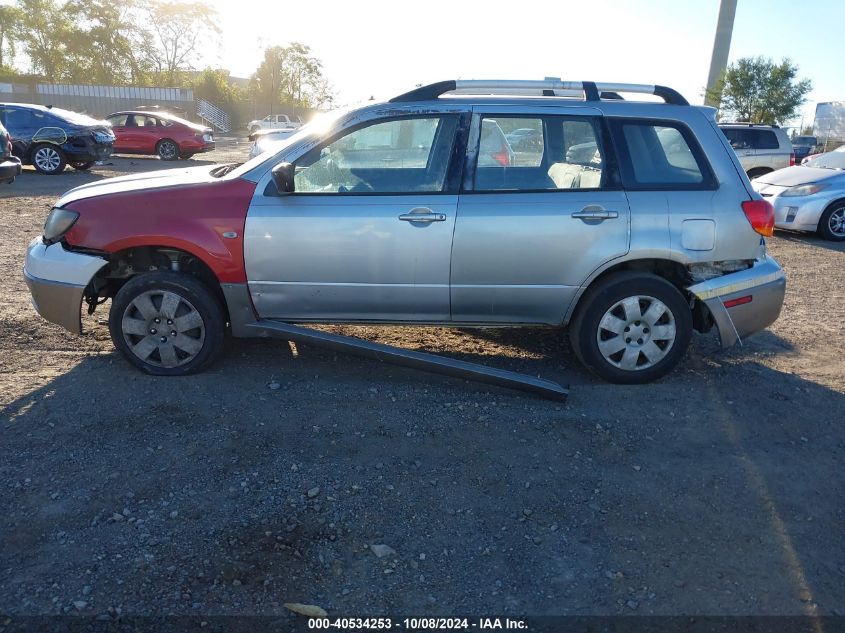 2003 Mitsubishi Outlander Ls VIN: JA4LZ31G63U028330 Lot: 40534253