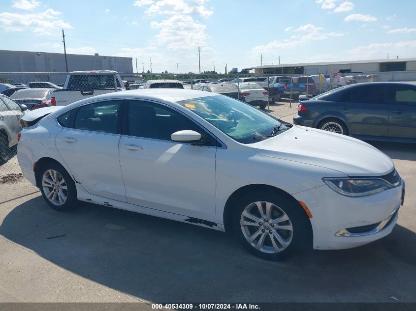 1C3CCCAB6FN627243 2015 Chrysler 200 Limited