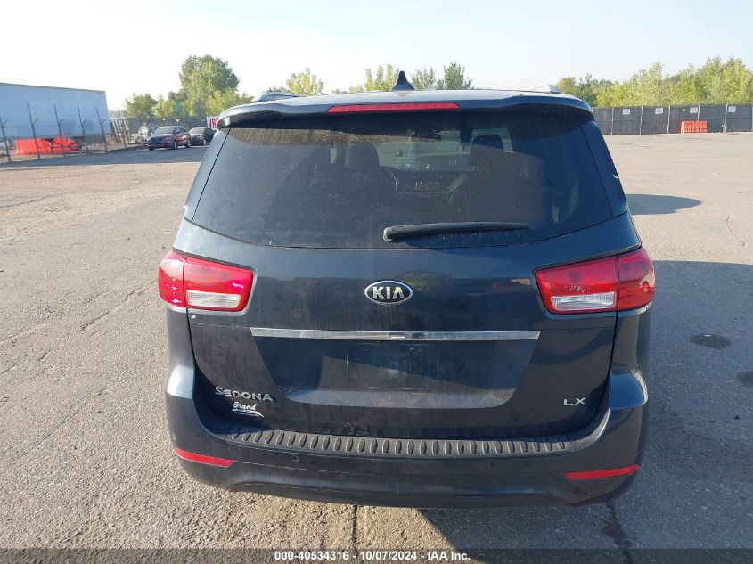 2016 Kia Sedona Lx VIN: KNDMB5C10G6215205 Lot: 40534316