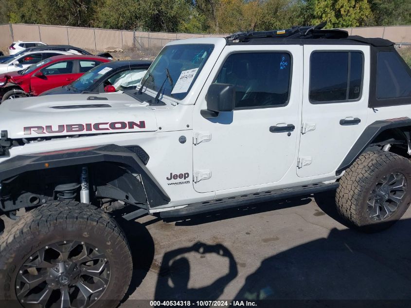 2021 Jeep Wrangler Unlimited Rubicon 4X4 VIN: 1C4JJXFM1MW830087 Lot: 40534318