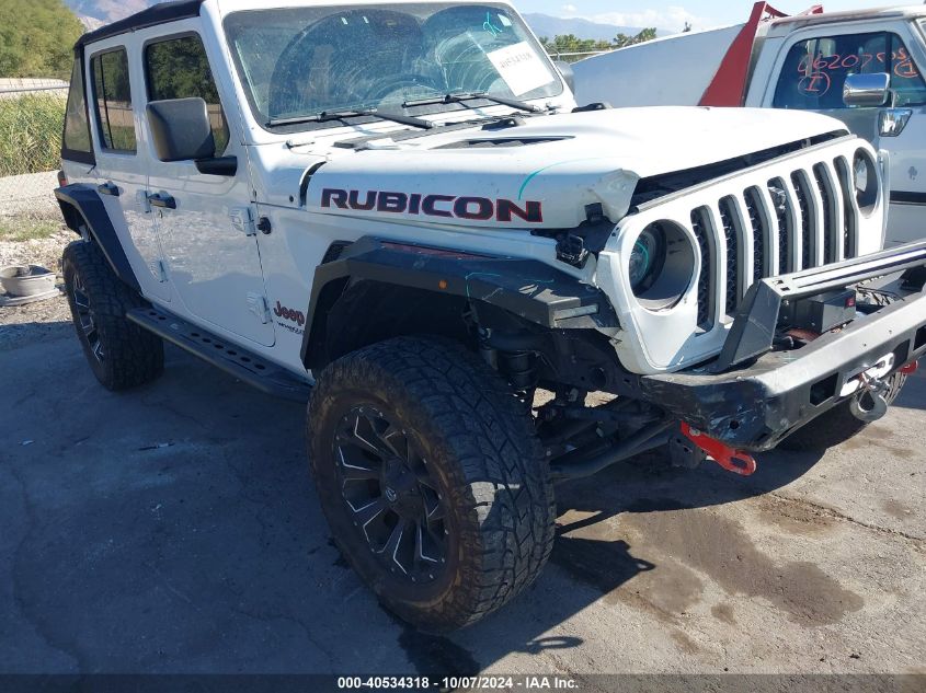 2021 Jeep Wrangler Unlimited Rubicon 4X4 VIN: 1C4JJXFM1MW830087 Lot: 40534318