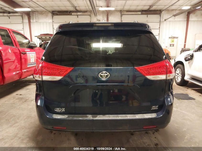 5TDDK3DC8CS030821 2012 Toyota Sienna Xle 7 Passenger