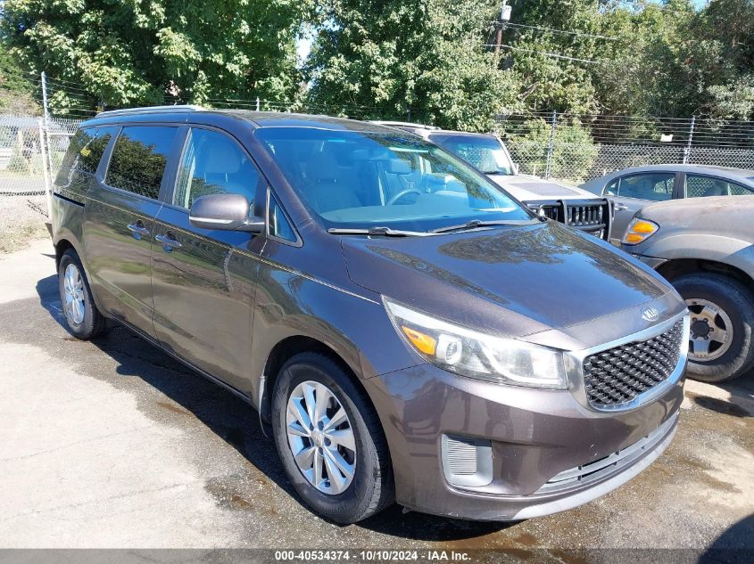 KNDMB5C19F6043531 2015 Kia Sedona Lx