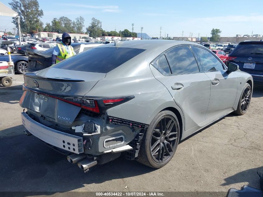 VIN JTHUP1D20N5001513 2022 Lexus IS 500, F Sport Pe... no.4