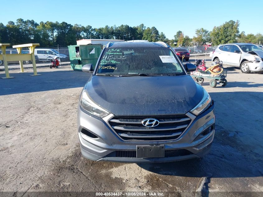 2016 Hyundai Tucson Se VIN: KM8J33A4XGU211039 Lot: 40534437