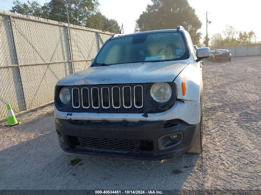 2016 Jeep Renegade Latitude VIN: ZACCJABT7GPC59399 Lot: 40534451