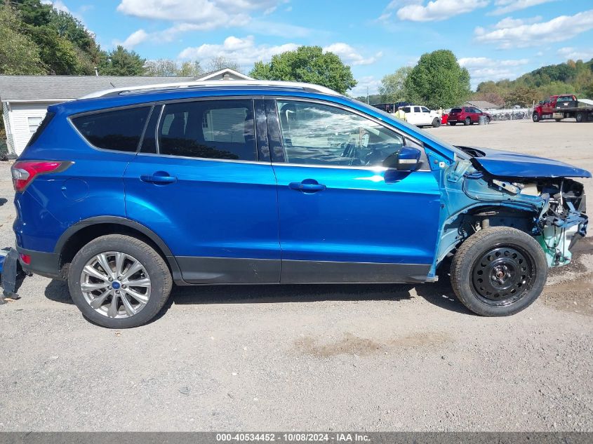 2017 Ford Escape Titanium VIN: 1FMCU9J97HUA37291 Lot: 40534452