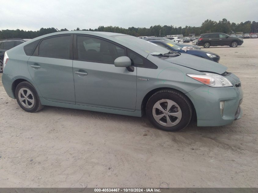 2013 Toyota Prius Two VIN: JTDKN3DU5D1631514 Lot: 40534467