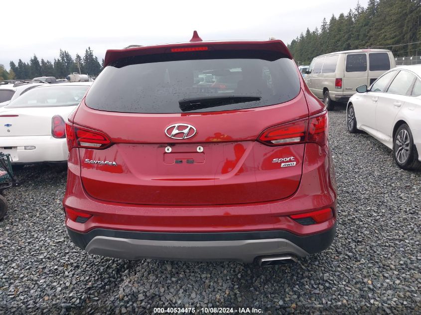 2017 Hyundai Santa Fe Sport 2.4L VIN: 5XYZUDLB2HG422874 Lot: 40534475