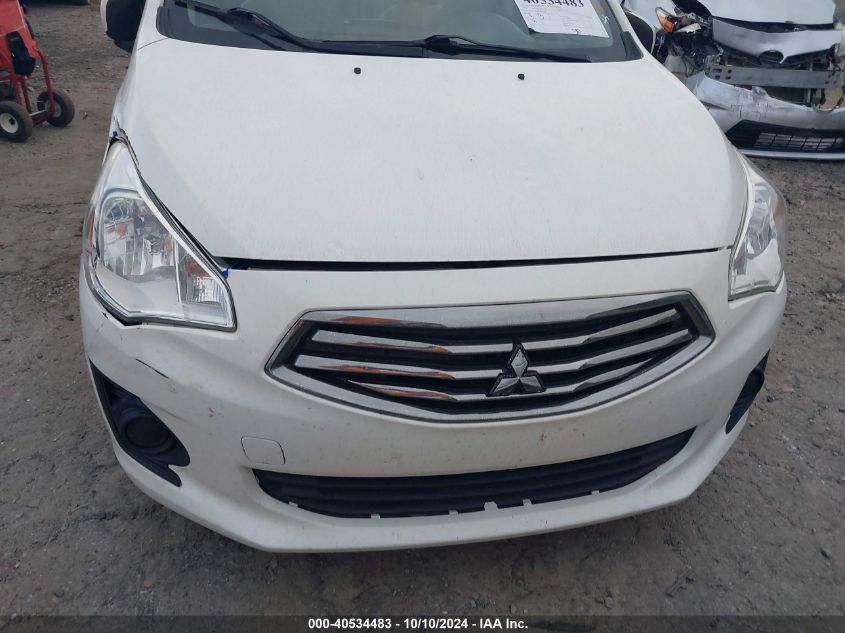 2019 Mitsubishi Mirage G4 Es VIN: ML32F3FJ0KHF05538 Lot: 40534483