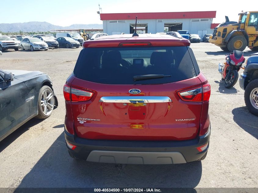 2021 Ford Ecosport Titanium VIN: MAJ3S2KE5MC445159 Lot: 40534500