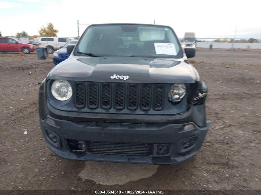 2015 Jeep Renegade Sport VIN: ZACCJBAH7FPC01911 Lot: 40534519