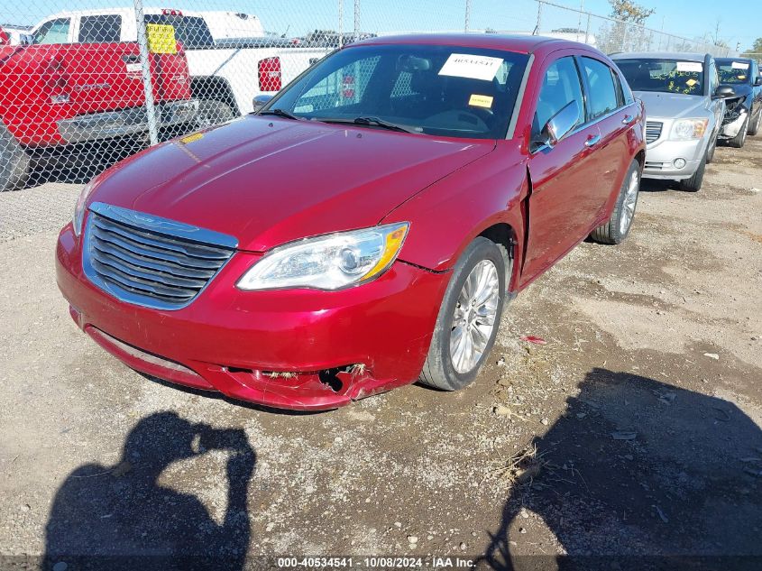 2012 Chrysler 200 Limited VIN: 1C3CCBCB2CN264085 Lot: 40534541