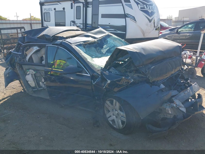 2007 Chevrolet Impala Lt black sedan gasoline 2G1WC58R179379696 photo #1