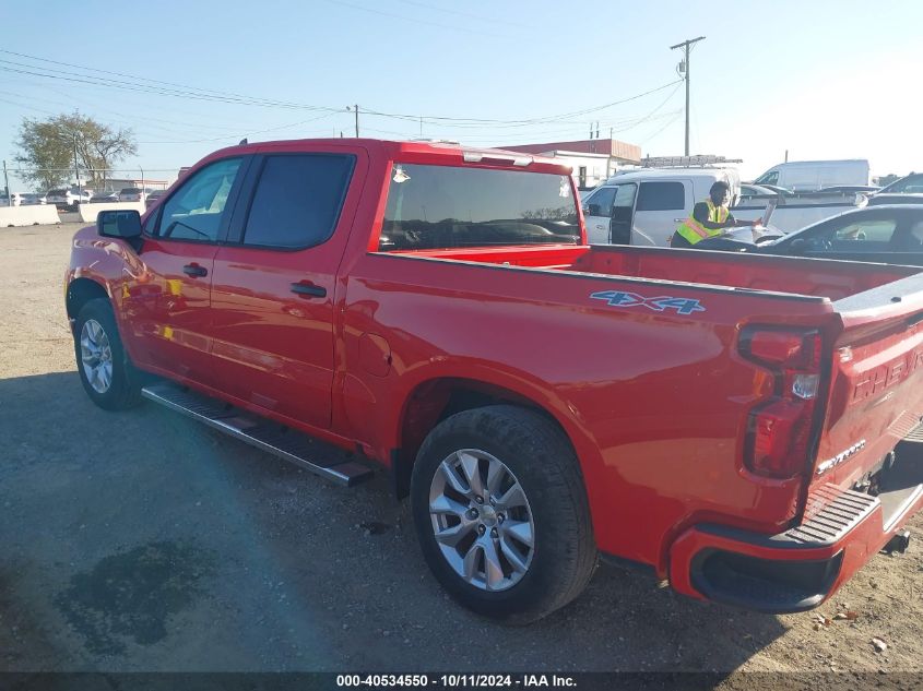 2022 Chevrolet Silverado 1500 4Wd Short Bed Custom VIN: 1GCPDBEK3NZ616819 Lot: 40534550