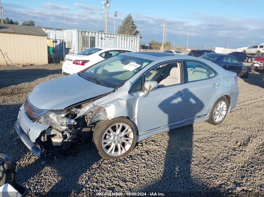 2010 LEXUS HS VIN: JTHBB1BA1A2026819