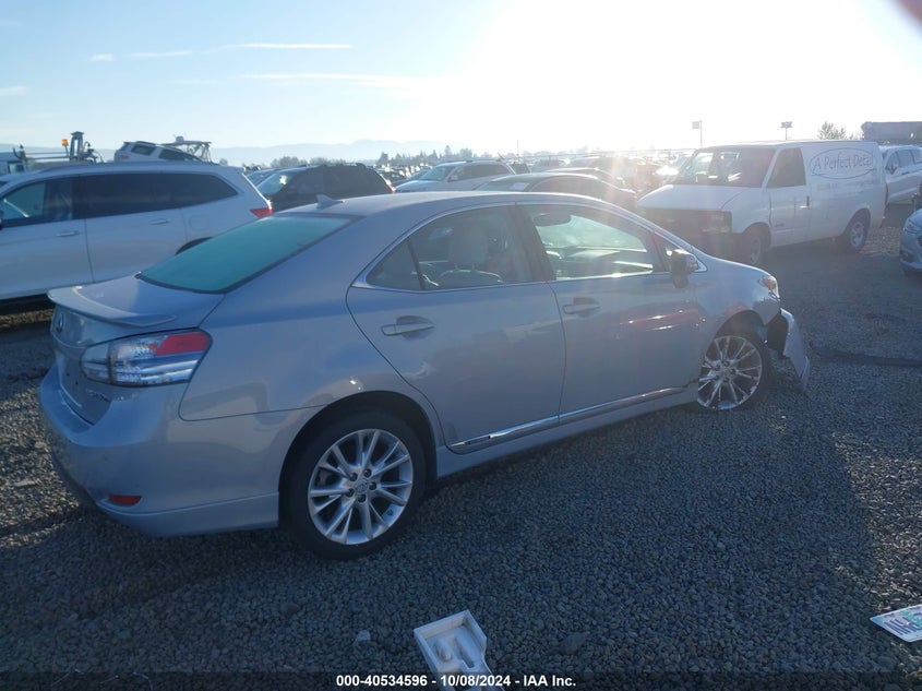 2010 LEXUS HS VIN: JTHBB1BA1A2026819