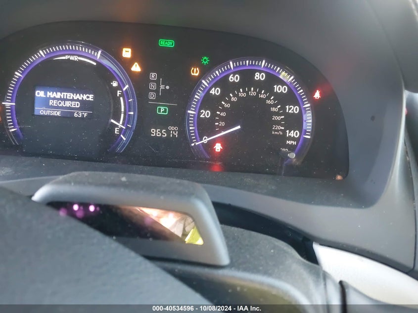 2010 LEXUS HS VIN: JTHBB1BA1A2026819