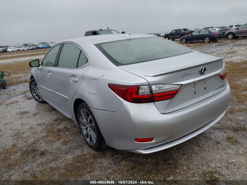 VIN JTHBW1GG8J2189369 2018 LEXUS ES 300H