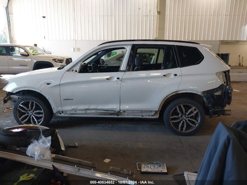 2017 BMW X3 xDrive28I VIN: 5UXWX9C30H0W78600 Lot: 40534652