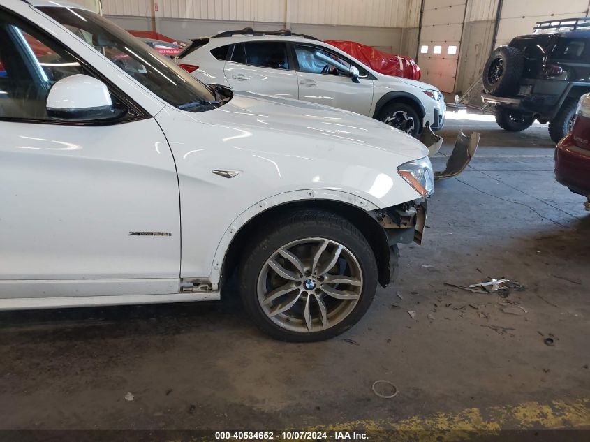 2017 BMW X3 xDrive28I VIN: 5UXWX9C30H0W78600 Lot: 40534652