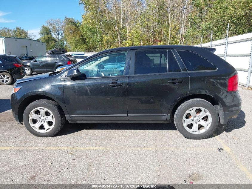 2014 Ford Edge Sel VIN: 2FMDK4JC4EBA04582 Lot: 40534729