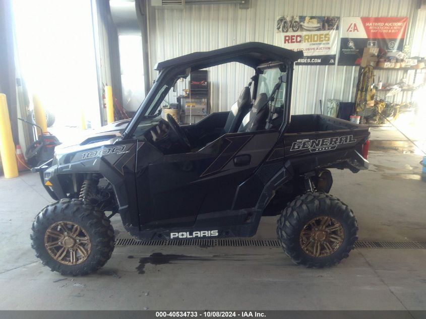 2019 Polaris General 1000 Eps Ride Command Edi VIN: 3NSRGK996KH491214 Lot: 40534733