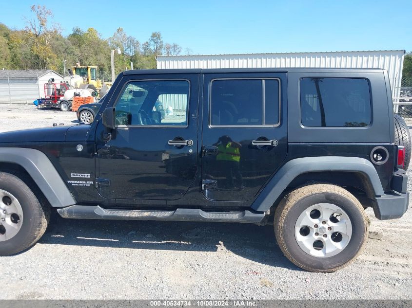 2010 Jeep Wrangler Unlimited Sport VIN: 1J4BA3H19AL103951 Lot: 40534734