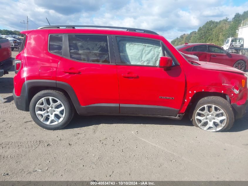 2017 Jeep Renegade Latitude Fwd VIN: ZACCJABB3HPG40224 Lot: 40534743