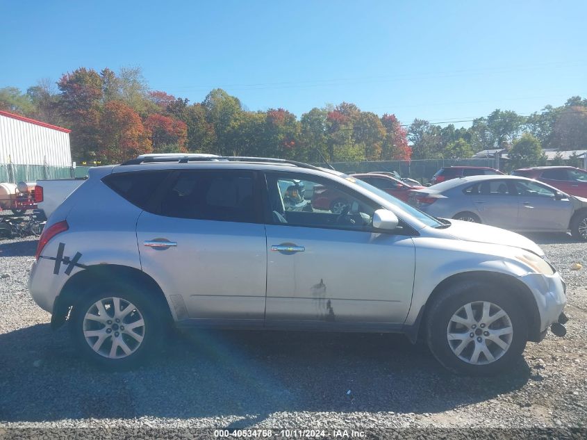 2006 Nissan Murano S VIN: JN8AZ08W56W524175 Lot: 40534758