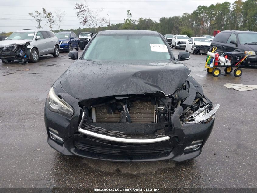 2014 Infiniti Q50 Premium/Sport VIN: JN1BV7ARXEM706282 Lot: 40534765