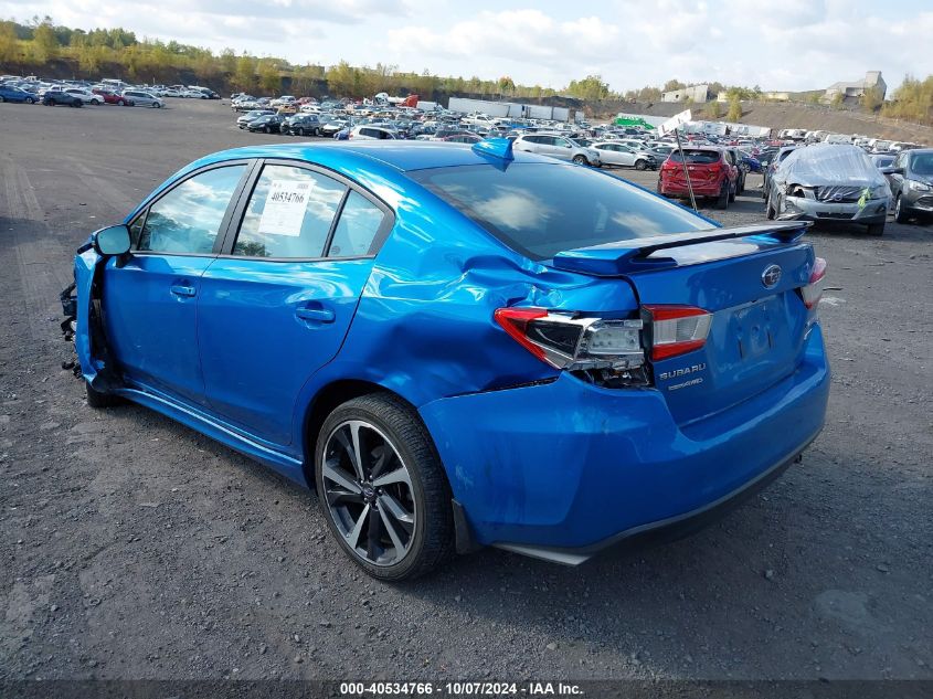 4S3GKAM69N3608490 2022 Subaru Impreza Sport